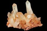 Tangerine Quartz Crystal Cluster - Madagascar #112781-2